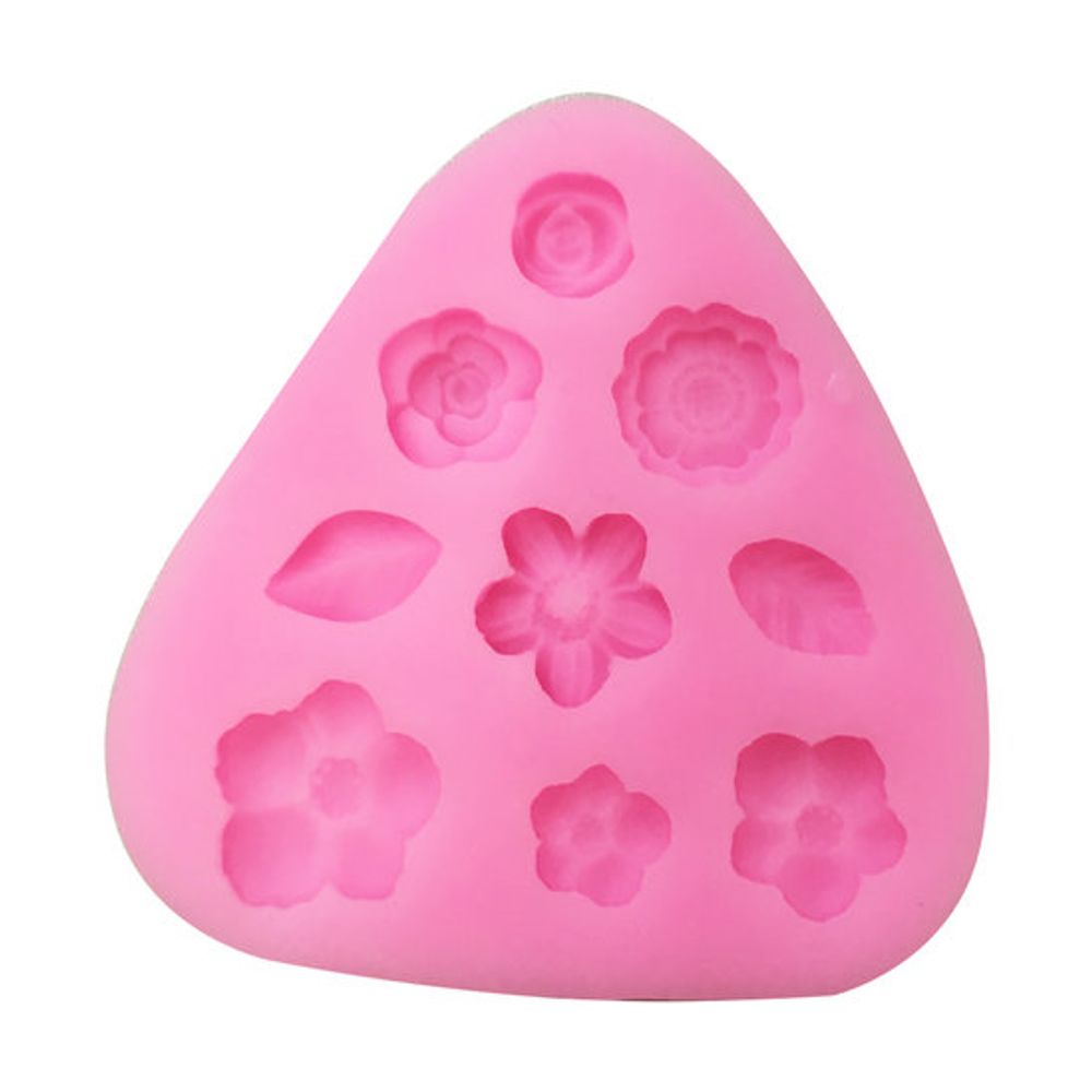 Molde De Silicone Flores Chefcenter